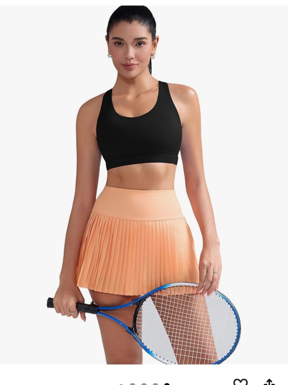 Running Girl Strappy Cross Back Sports Bra XXL Black